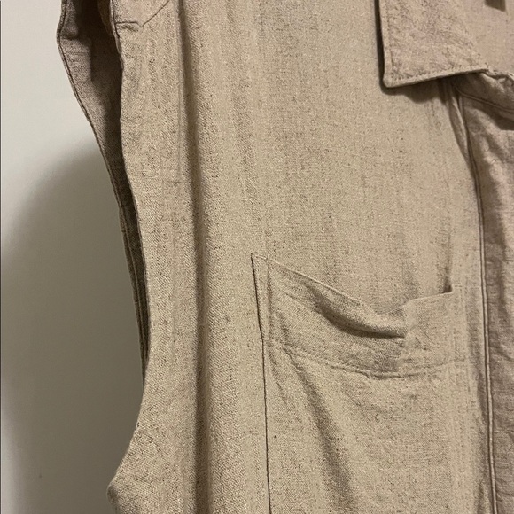 EUC | 14 | Universal Thread Tan Sleeveless Jumpsuit - Picture 6 of 8